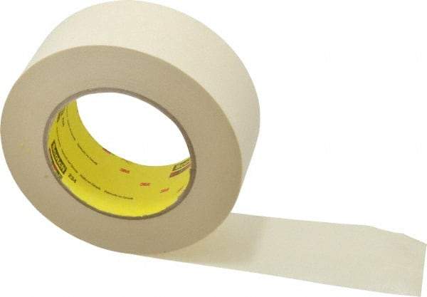 3M - 2" Wide x 60 Yd Long Tan Paper Masking Tape - Series 234, 5.9 mil Thick, 27 In/Lb Tensile Strength - Exact Tool & Supply