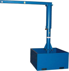 Vestil - 250 Lb Load Capacity, Steel Jib Crane - 10' Span - Exact Tool & Supply