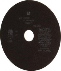 Tru-Maxx - 8" 46 Grit Aluminum Oxide Cutoff Wheel - 1/16" Thick, 1-1/4" Arbor, 4,536 Max RPM, Use with Stationary Tools - Exact Tool & Supply