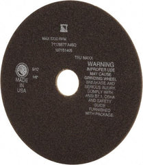 Tru-Maxx - 8" 46 Grit Aluminum Oxide Cutoff Wheel - 1/8" Thick, 1-1/4" Arbor, 4,936 Max RPM, Use with Stationary Tools - Exact Tool & Supply
