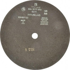 Tru-Maxx - 12" 46 Grit Aluminum Oxide Cutoff Wheel - 1/8" Thick, 1" Arbor, 3,024 Max RPM, Use with Stationary Tools - Exact Tool & Supply
