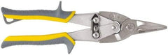 Clauss - 1-3/4" Length of Cut, Straight Pattern Aviation Snip - 10-1/4" OAL, Nonslip Spring Assisted Grip Handle, 22 AWG Steel Capacity - Exact Tool & Supply