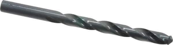 Hertel - 11/32" 118° High Speed Steel Jobber Drill - Oxide Finish, Right Hand Cut, Spiral Flute, Straight Shank, 4-3/4" OAL, Standard Point - Exact Tool & Supply