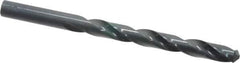 Hertel - 11/32" 118° High Speed Steel Jobber Drill - Oxide Finish, Right Hand Cut, Spiral Flute, Straight Shank, 4-3/4" OAL, Standard Point - Exact Tool & Supply