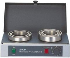 SKF - 16" Long x 10 Wide x 5" High, 110 Volt Hot Plate - 120 to 390°F, 1 Burner, 1000 Watt - Exact Tool & Supply