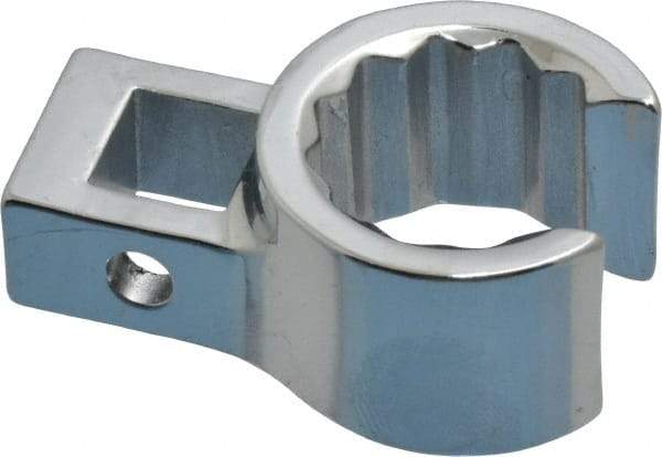 Proto - 11/16" 12 Point 3/8" Drive Chrome Flare Nut Crowfoot Wrench - 1-1/32" Head Diam x 11/16" Head Thickness, 1-1/2" OAL - Exact Tool & Supply