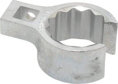 Proto - 1" 12 Point 3/8" Drive Chrome Flare Nut Crowfoot Wrench - 1-29/64" Head Diam x 25/32" Head Thickness, 1" OAL - Exact Tool & Supply
