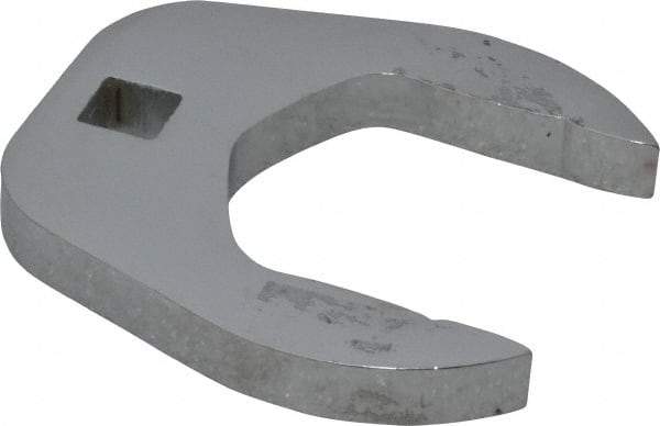 Proto - 1-5/8" 3/8" Drive Chrome Open End Crowfoot Wrench - 2.72" Head Diam x 0.38" Head Thickness - Exact Tool & Supply