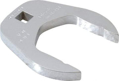 Proto - 1-11/16" 3/8" Drive Chrome Open End Crowfoot Wrench - 2.72" Head Diam x 0.38" Head Thickness - Exact Tool & Supply