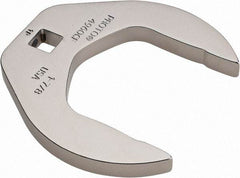 Proto - 1-7/8" 3/8" Drive Chrome Open End Crowfoot Wrench - 3.2" Head Diam x 0.38" Head Thickness - Exact Tool & Supply