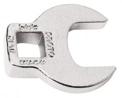 Proto - 2-9/16" 3/8" Drive Chrome Open End Crowfoot Wrench - 4.34" Head Diam x 1/2" Head Thickness - Exact Tool & Supply