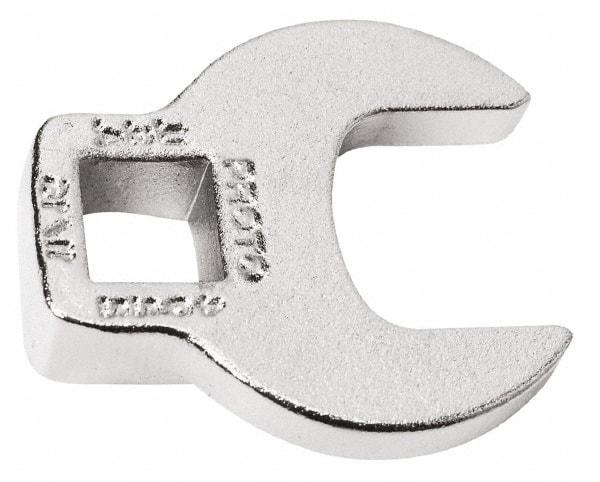 Proto - 2-3/8" 3/8" Drive Chrome Open End Crowfoot Wrench - 4.15" Head Diam x 1/2" Head Thickness - Exact Tool & Supply
