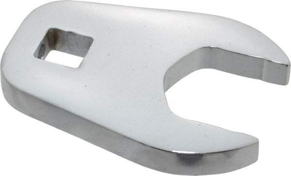 Proto - 1-1/8" 1/2" Drive Full Polish Chrome Open End Crowfoot Wrench - 2-7/32" Head Diam x 3/8" Head Thickness, 2-1/4" OAL - Exact Tool & Supply