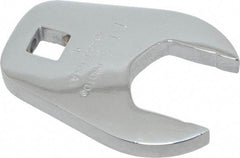 Proto - 1-1/4" 1/2" Drive Full Polish Chrome Open End Crowfoot Wrench - 2-15/32" Head Diam x 3/8" Head Thickness, 2-23/64" OAL - Exact Tool & Supply
