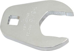 Proto - 1-5/16" 1/2" Drive Full Polish Chrome Open End Crowfoot Wrench - 2-19/32" Head Diam x 3/8" Head Thickness, 2-39/64" OAL - Exact Tool & Supply