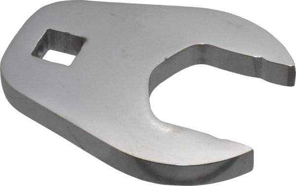 Proto - 1-3/8" 1/2" Drive Full Polish Chrome Open End Crowfoot Wrench - 2-23/32" Head Diam x 3/8" Head Thickness, 2-47/64" OAL - Exact Tool & Supply