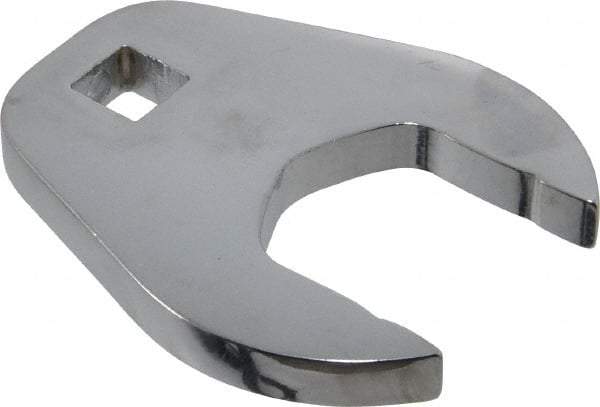 Proto - 1-7/16" 1/2" Drive Full Polish Chrome Open End Crowfoot Wrench - 2-27/32" Head Diam x 3/8" Head Thickness, 2-47/64" OAL - Exact Tool & Supply