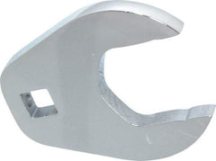 Proto - 1-1/2" 1/2" Drive Full Polish Chrome Open End Crowfoot Wrench - 2-31/32" Head Diam x 3/8" Head Thickness, 2-31/32" OAL - Exact Tool & Supply