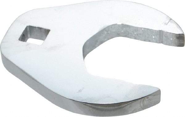 Proto - 1-5/8" 1/2" Drive Full Polish Chrome Open End Crowfoot Wrench - 3-7/32" Head Diam x 1/2" Head Thickness, 3-15/64" OAL - Exact Tool & Supply