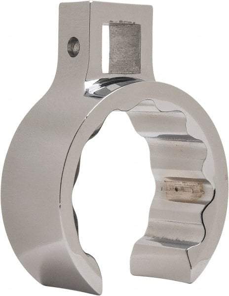 Proto - 1-5/8" 12 Point 1/2" Drive Full Polish Chrome Flare Nut Crowfoot Wrench - 2-7/32" Head Diam x 15/16" Head Thickness, 2.94" OAL - Exact Tool & Supply