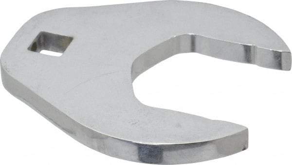 Proto - 1-3/4" 1/2" Drive Full Polish Chrome Open End Crowfoot Wrench - 3-15/32" Head Diam x 1/2" Head Thickness, 3-31/64" OAL - Exact Tool & Supply