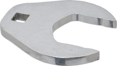 Proto - 1-3/4" 1/2" Drive Full Polish Chrome Open End Crowfoot Wrench - 3-15/32" Head Diam x 1/2" Head Thickness, 3-31/64" OAL - Exact Tool & Supply