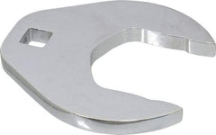 Proto - 1-7/8" 12 Point 1/2" Drive Full Polish Chrome Open End Crowfoot Wrench - 3-23/32" Head Diam x 1/2" Head Thickness, 3-19/32" OAL - Exact Tool & Supply