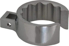Proto - 1-7/8" 12 Point 1/2" Drive Full Polish Chrome Flare Nut Crowfoot Wrench - 2-9/16" Head Diam x 1-1/16" Head Thickness, 3-1/4" OAL - Exact Tool & Supply