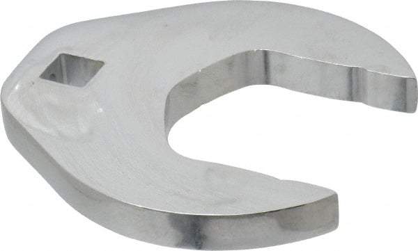 Proto - 2" 1/2" Drive Full Polish Chrome Open End Crowfoot Wrench - 3-29/32" Head Diam x 1/2" Head Thickness, 3-63/64" OAL - Exact Tool & Supply