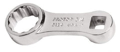 Proto - 5/8" 12 Point 3/8" Drive Chrome Box End Torque Adapters - 29/32" Head Diam x 25/64" Head Thickness, 2-55/64" OAL - Exact Tool & Supply
