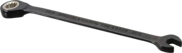 Proto - 9/32" 12 Point Combination Wrench - 15° Head Angle, 5-1/2" OAL, Steel, Black Chrome Finish - Exact Tool & Supply