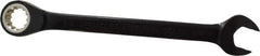Proto - 5/8" 12 Point Combination Wrench - 15° Head Angle, 8-3/16" OAL, Steel, Black Chrome Finish - Exact Tool & Supply