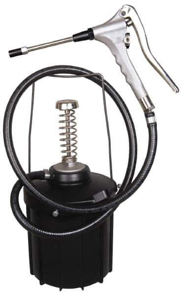 PRO-LUBE - Grease Lubrication 1.25 Gal/Stroke Flow Aluminum Lever Hand Pump - For 11 Lb Container - Exact Tool & Supply