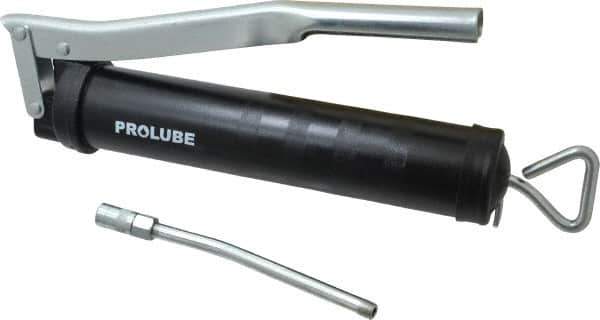 PRO-LUBE - 6,000 Max psi, Lever Grease Gun - 14 oz Capacity, 1/8 Thread Outlet - Exact Tool & Supply