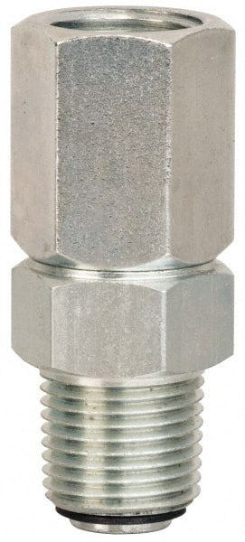 PRO-LUBE - 1/2" Diam, 1/2 x 1/2 Thread, Lubricant Meters and Control Valves Swivel - Exact Tool & Supply