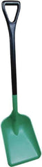 Remco - 13-7/8" High Square Plastic Shovel - 30-7/8" Long D-Grip Handle - Exact Tool & Supply