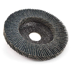 Superior Abrasives - Flap Discs; Abrasive Type: Coated ; Flap Disc Type: Type 27 ; Disc Diameter (Inch): 4-1/2 ; Abrasive Material: Zirconia Alumina ; Grit: 60 ; Attaching System: Threaded Hole - Exact Tool & Supply