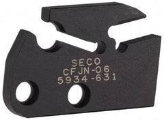 Seco - 0.197" Blade Width, 7.02" OAL, Single End Indexable Cut-Off Blade - 0.866" Max Depth of Cut, CFJN Blade, MDT Series - Exact Tool & Supply