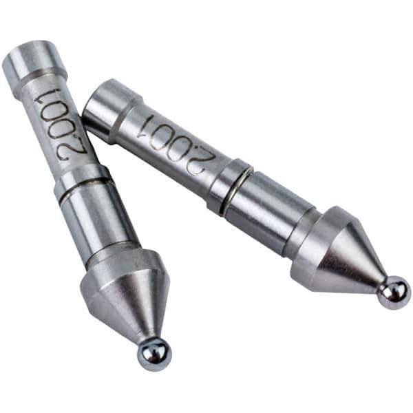 Mitutoyo - Micrometer Anvil Set - Use with Gear Tooth Micrometers - Exact Tool & Supply