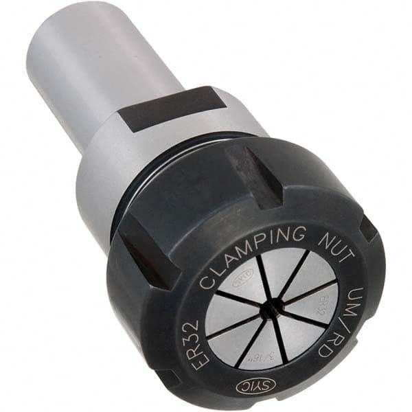 Techniks - 1/16" x 3/4" Straight Shank ER ER32 Collet Chuck - Exact Tool & Supply
