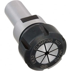 Techniks - 1/16" x 3/4" Straight Shank ER ER32 Collet Chuck - Exact Tool & Supply