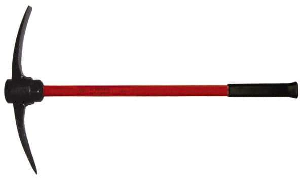 NUPLA - 5 Lb Head Railroad Pick - 36" OAL, Fiberglass - Exact Tool & Supply