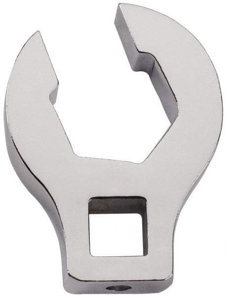 Proto - 7/16" 6 Point 3/8" Drive Chrome Flare Nut Crowfoot Wrench - 29/32" Head Diam x 1/4" Head Thickness, 1-1/2" OAL - Exact Tool & Supply