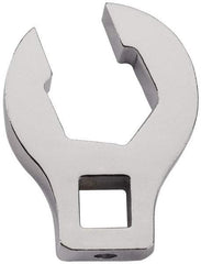 Proto - 7/16" 6 Point 3/8" Drive Chrome Flare Nut Crowfoot Wrench - 29/32" Head Diam x 1/4" Head Thickness, 1-1/2" OAL - Exact Tool & Supply