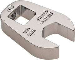 Proto - 11mm 3/8" Drive Chrome Crowfoot Wrench - 0.87" Head Diam x 1/4" Head Thickness, 1.13" OAL - Exact Tool & Supply