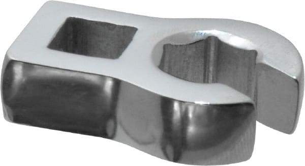 Proto - 12mm 6 Point 3/8" Drive Chrome Flare Nut Crowfoot Wrench - 1-3/32" Head Diam x 1/4" Head Thickness, 1-1/2" OAL - Exact Tool & Supply