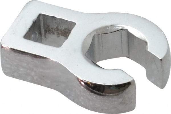 Proto - 13mm 6 Point 3/8" Drive Chrome Flare Nut Crowfoot Wrench - 1-3/32" Head Diam x 1/4" Head Thickness, 1-9/16" OAL - Exact Tool & Supply
