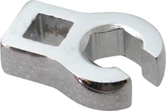 Proto - 13mm 6 Point 3/8" Drive Chrome Flare Nut Crowfoot Wrench - 1-3/32" Head Diam x 1/4" Head Thickness, 1-9/16" OAL - Exact Tool & Supply