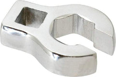 Proto - 15mm 6 Point 3/8" Drive Chrome Flare Nut Crowfoot Wrench - 1-11/32" Head Diam x 1/4" Head Thickness, 1-11/16" OAL - Exact Tool & Supply