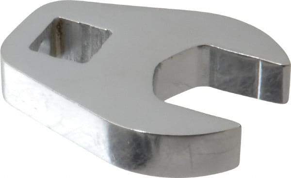 Proto - 16mm 3/8" Drive Chrome Crowfoot Wrench - 1-11/32" Head Diam x 1/4" Head Thickness, 1-21/32" OAL - Exact Tool & Supply